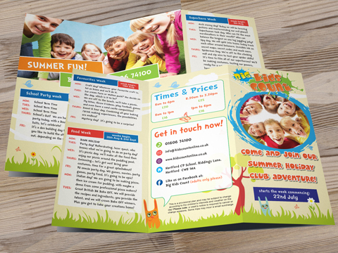 Kids Count - Leaflet Design & Print